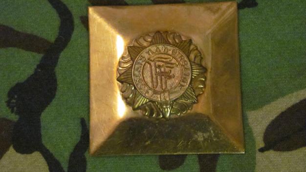 Irish Defence Forces brass belt buckle