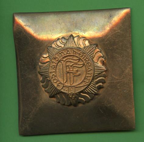 Irish Army Brass Buckle