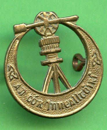 Irish Army Engineers Collar Badge