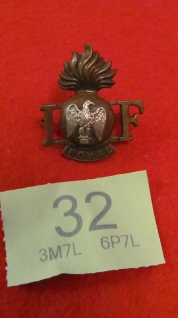 Royal Irish Fusiliers Shoulder Title