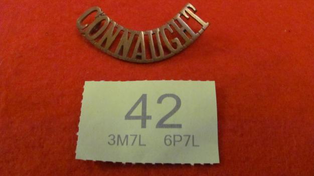 Connaught Rangrs Shoulder Title