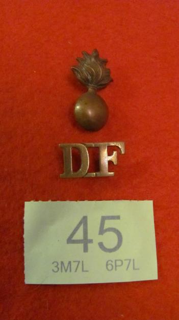 Royal Dublin Fusiliers Shoulder Title