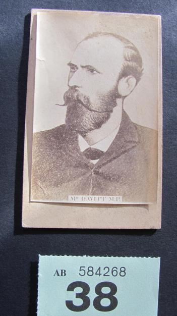 Original Cabinet Picture of Irish Patriot and MP Micheal Davitt