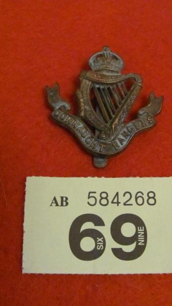 Connaght Rangers Cap Badge