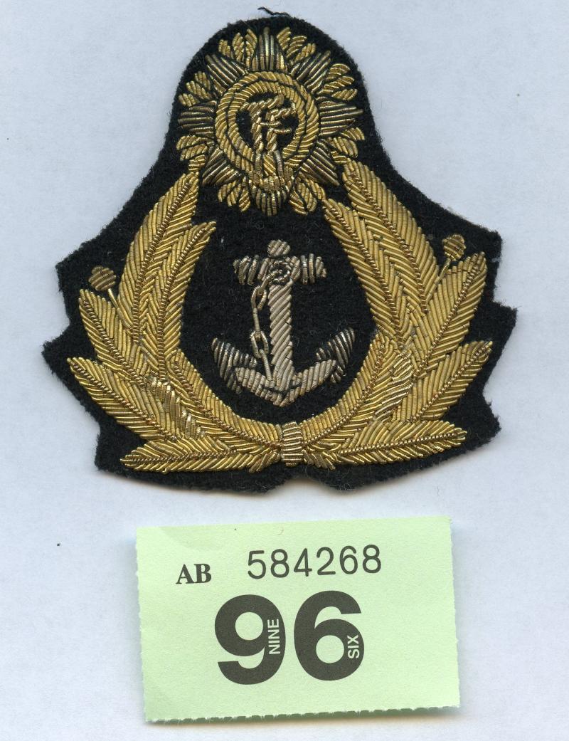 Original WW2 Irish Navy officers Cap Badge
