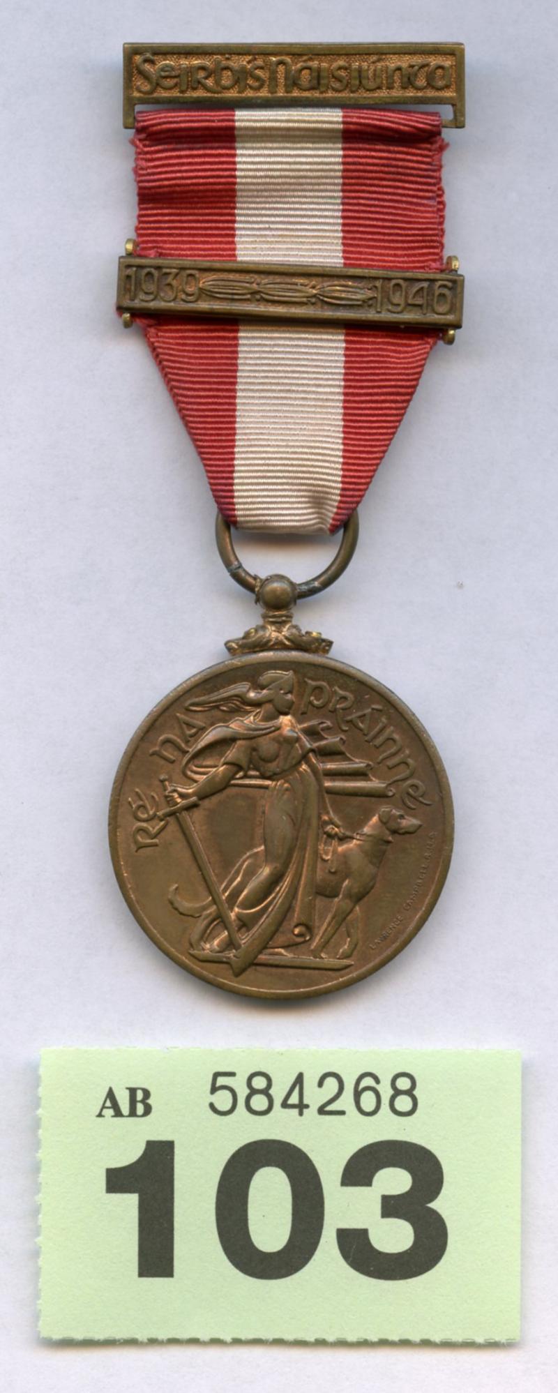 WW2 Irish Emergency Medal Air Raid Precautions