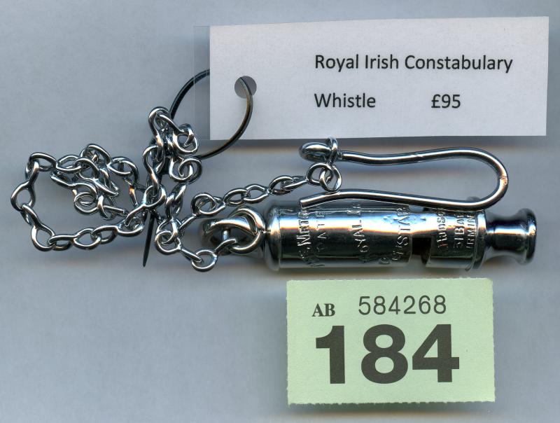 Royal Irish Constabulary Whistle
