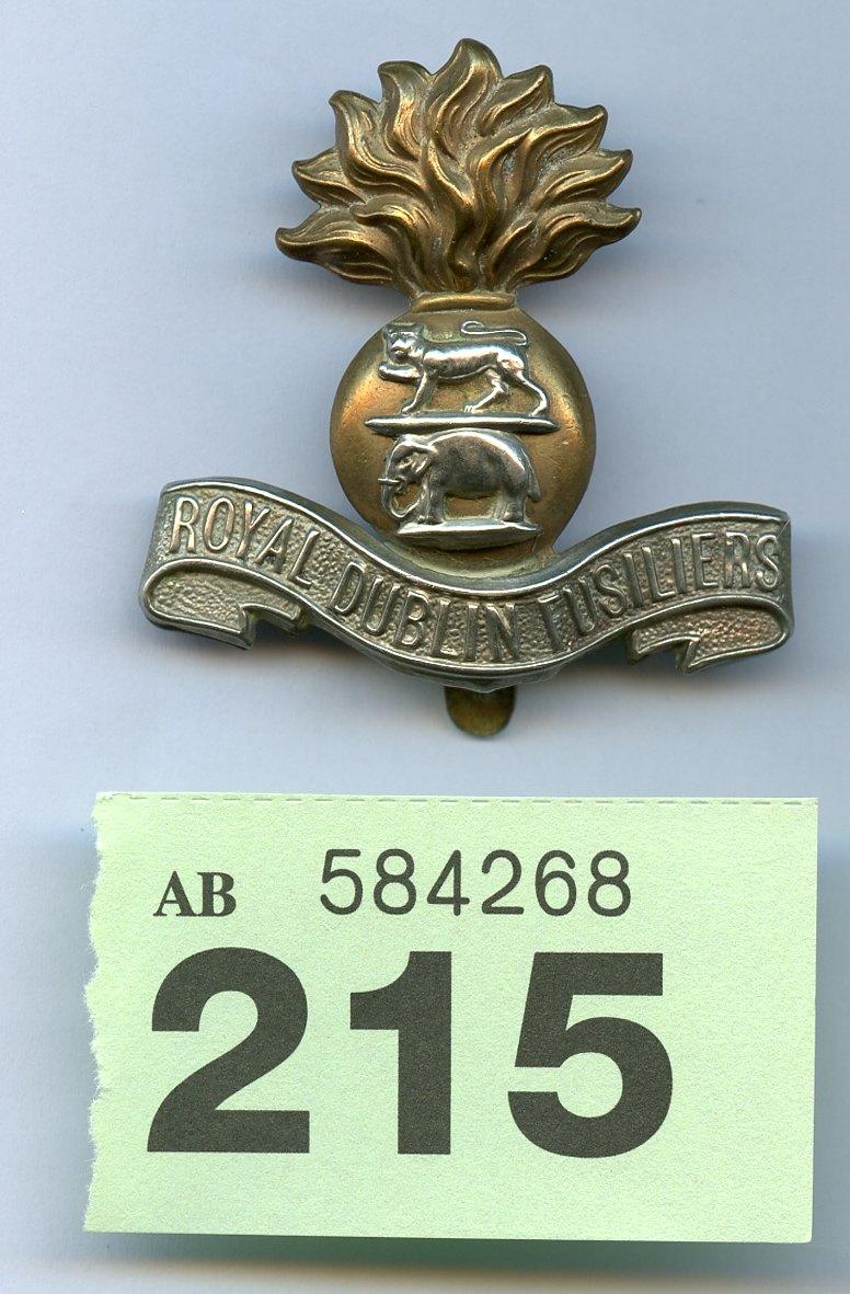 Royal Dublin Fusiliers Cap badge  (Early Type)