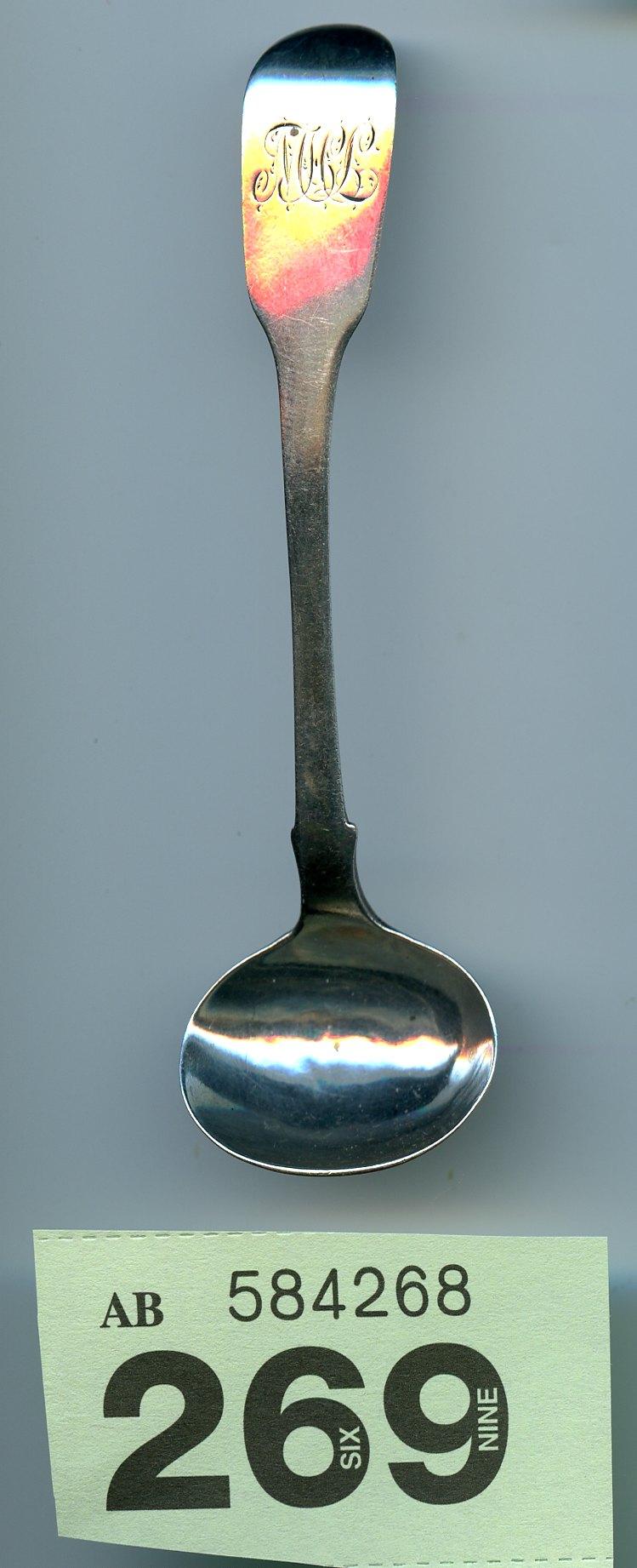 Early Victorian Irish Dublin Silver Spoon c1856