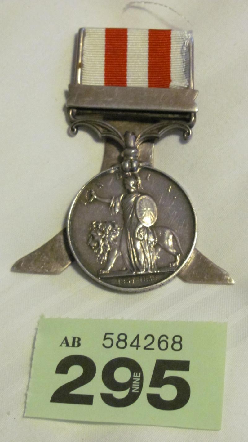 Royal Irish Fusiliers Indian Mutany Medal