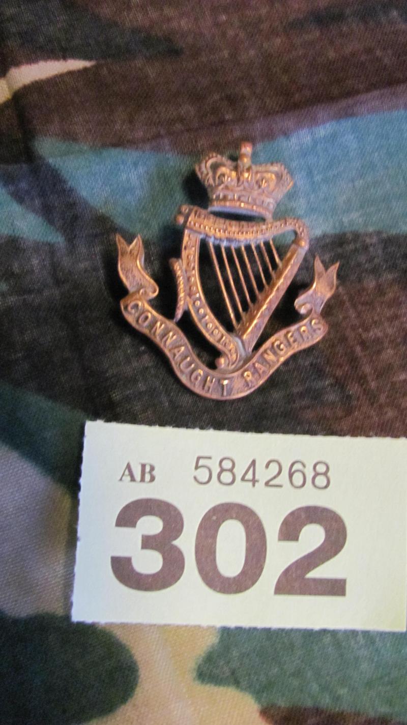 Victorian Connaught Rangers Cap Badge