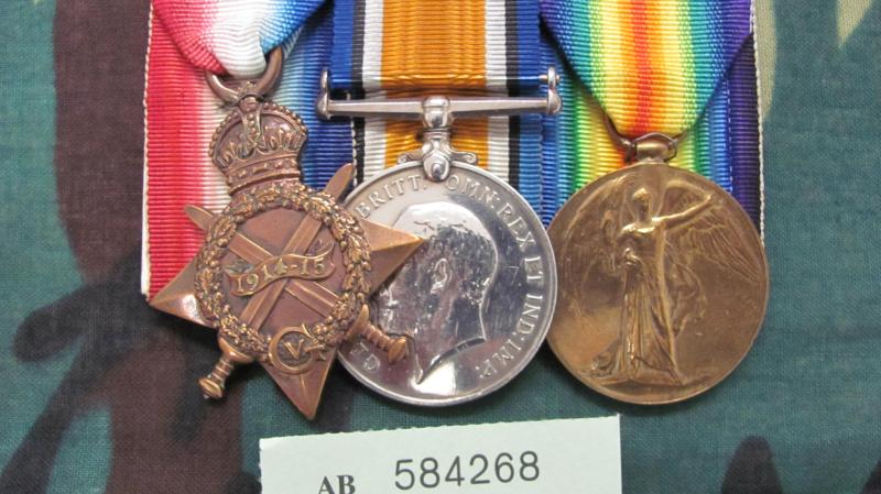 WW1 Trio To G Clark 5th Irish lancers