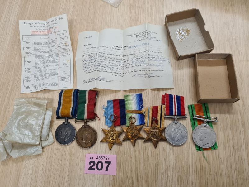 WW1 and WW2 group to John Lyons