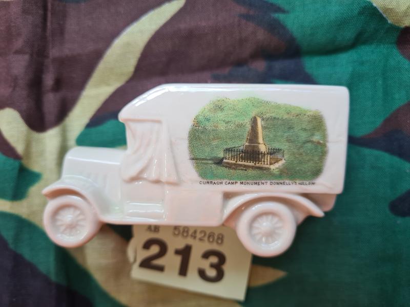 Rare WW1 Curragh Camp Crested China Ware