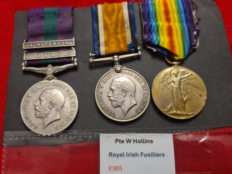 Royal Irish Fusiliers Pte Hollins