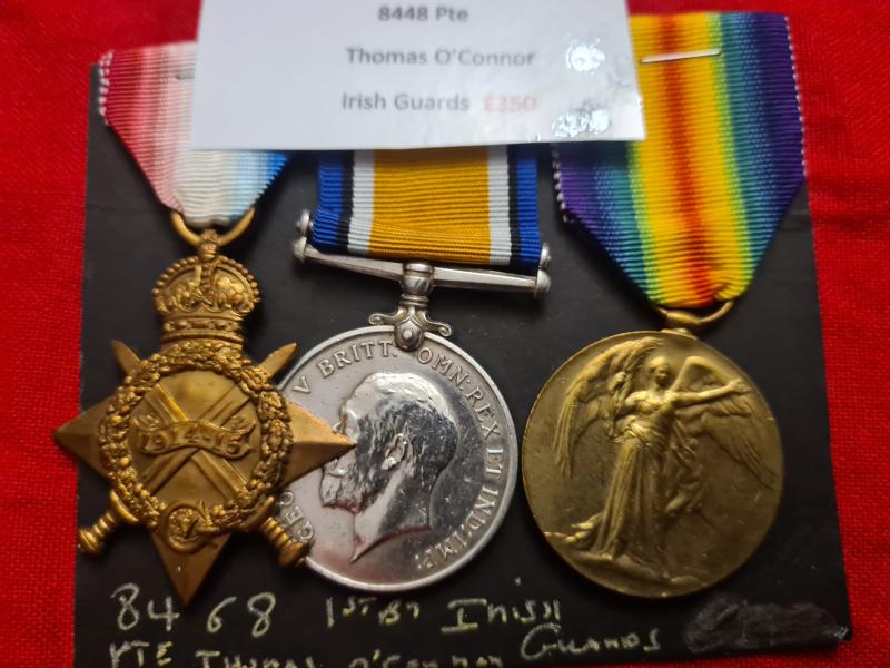 Pte Thomas O Connor Irish Guards