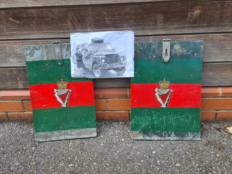 Rare Troubles Ulster Defence Regiment Land rover Gun Box Cover